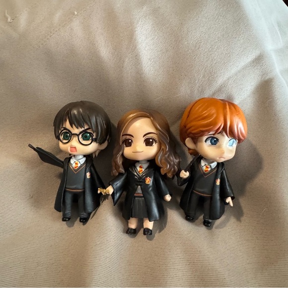 3 Hello! Good Smile Harry Potter Hermione Granger Ron Weasley Vinyl Figurines - Picture 8 of 9